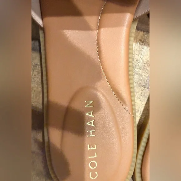 Cole Haan Tan Leather Sandals Size 7 - Picture 5 of 5